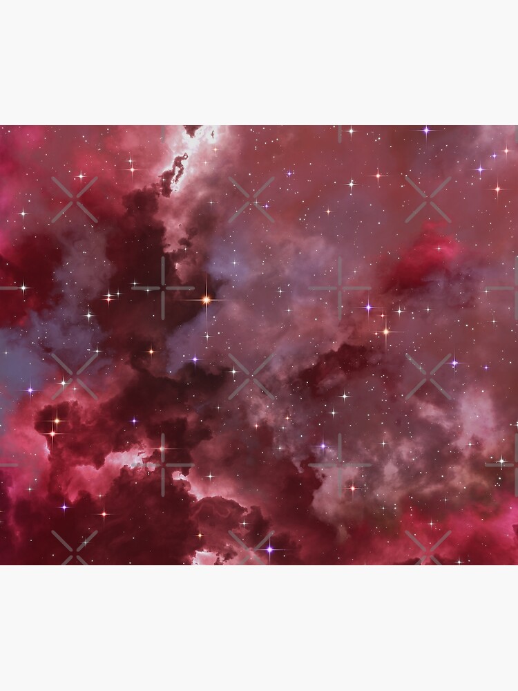 Fantasy nebula cosmos sky in space with stars (Purple/Pink/Magenta) by GaiaDC