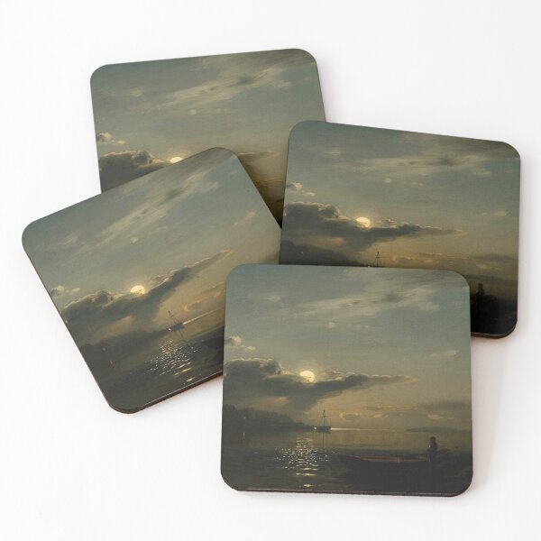 Item preview,  Moonlight over Bankefjord - Amaldus Clarin Nielsen designed and sold by Vintage Designs +.