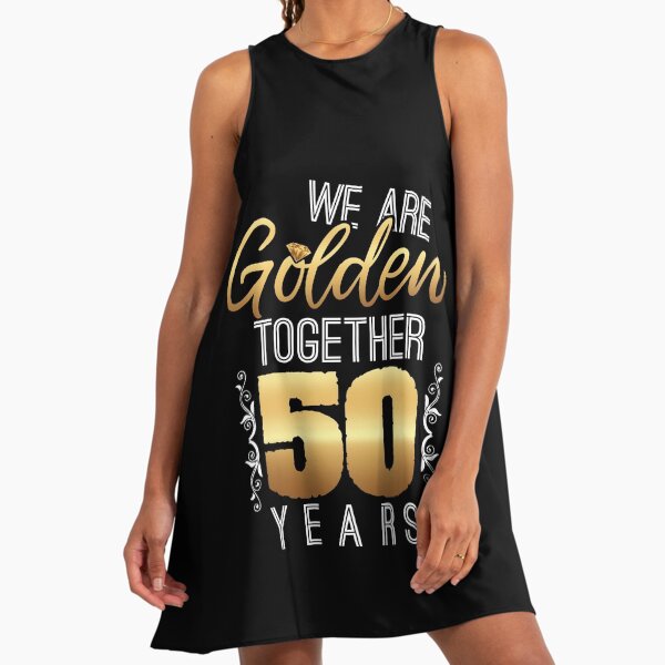 50th anniversary dresses gold Golden Satin Wedding Dress