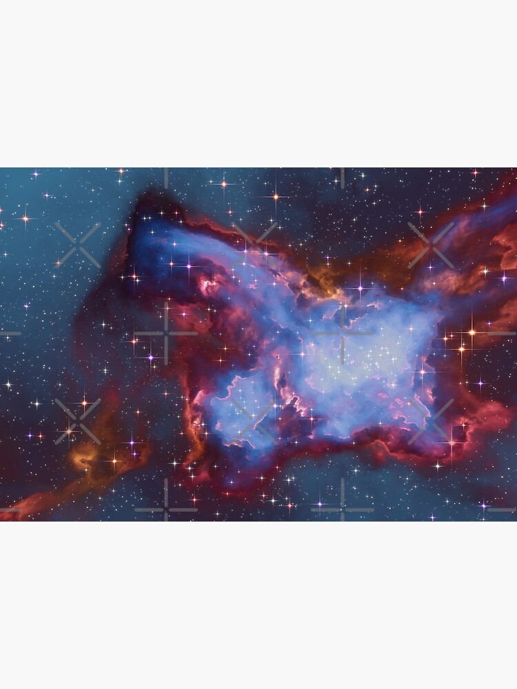 Fantasy nebula cosmos sky in space with stars (Blue) by GaiaDC
