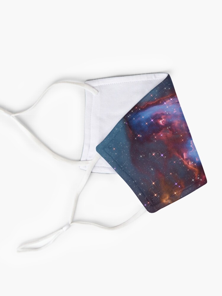 Alternate view of Fantasy nebula cosmos sky in space with stars (Blue) Mask