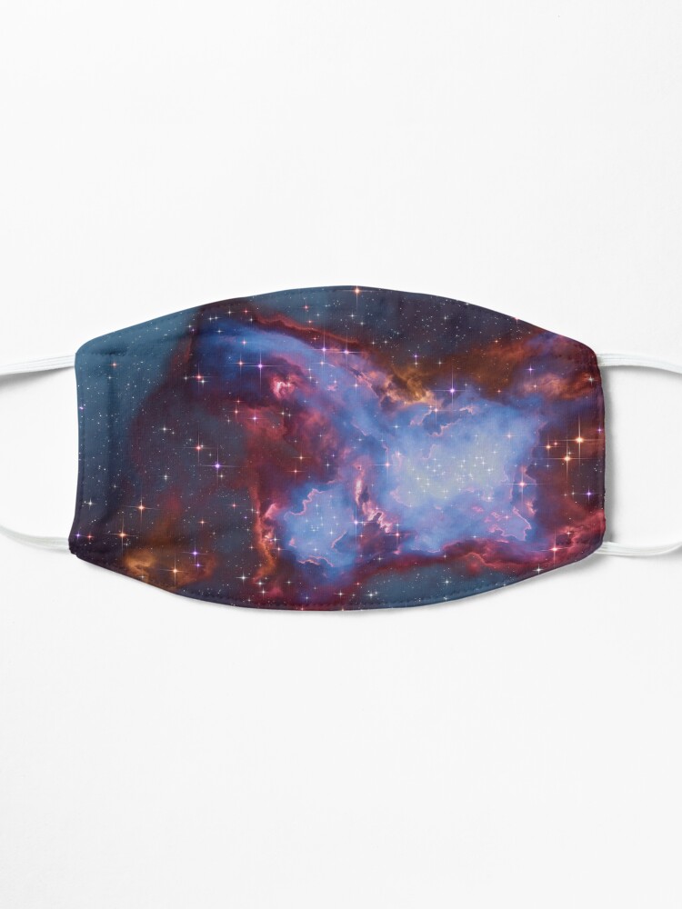 Alternate view of Fantasy nebula cosmos sky in space with stars (Blue) Mask