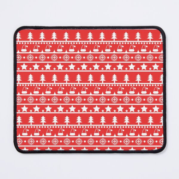 Item preview, Christmas winter themed red pattern designed and sold by mrhighsky.