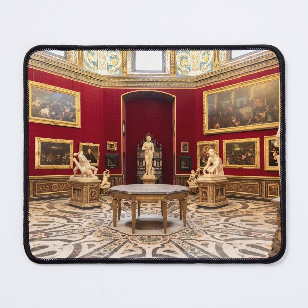 Item preview, Uffizi Palace in Florence - Firenze, Italy. Ancient statue in Tribuna room. designed and sold by Paolo Modena Photography    -   Fine Italian Art.