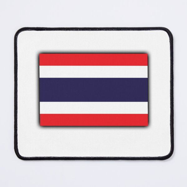 Thailand. THAI. Thai Flag, Flag of Thailand, flag of the Kingdom of Thailand. Mouse Pad