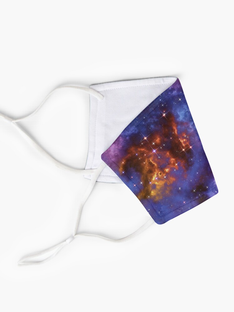 Alternate view of Fantasy nebula cosmos sky in space with stars (Blue/Purple/Red/Yellow) Mask