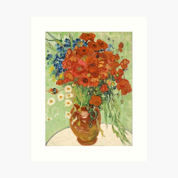Item preview, Vincent van Gogh - Vase with Cornflowers and Poppies  designed and sold by Art  Outlaws.