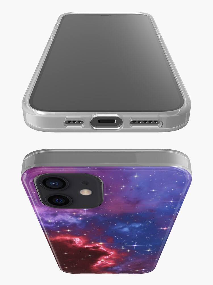 Alternate view of Fantasy nebula cosmos sky in space with stars (Blue/Purple/Red/Yellow/Pink) iPhone Case