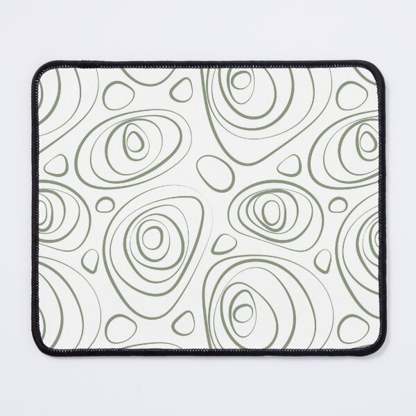 Item preview, Green and White Wacky Retro Circle Pattern Coordinates w/ 2022 Color Trends Behr Laurel Tree S390-5 - Hue - Colour - Shade designed and sold by ColorOfTheYears.
