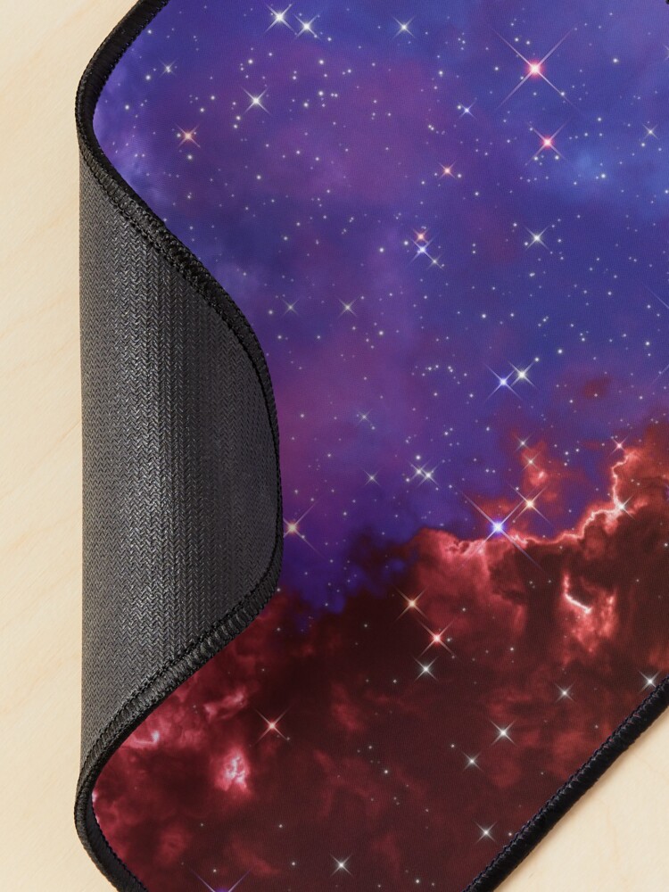 Alternate view of Fantasy nebula cosmos sky in space with stars (Blue/Purple/Red/Yellow/Pink) Mouse Pad