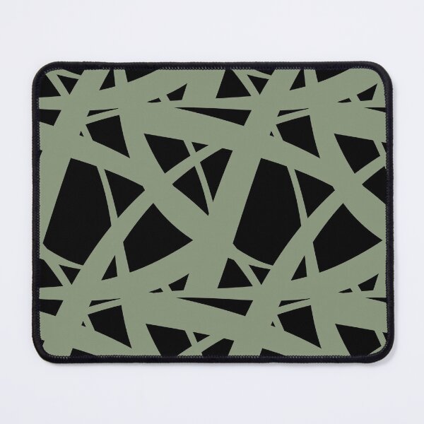 Item preview, Green and Black Abstract Mosaic Pattern 3 Coordinates w/ 2022 Color Trends Behr Laurel Tree S390-5 - Hue - Colour - Shade designed and sold by ColorOfTheYears.