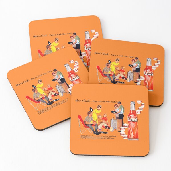 Item preview, ORANGE CRUSH - ADVERT designed and sold by ThrowbackAds.