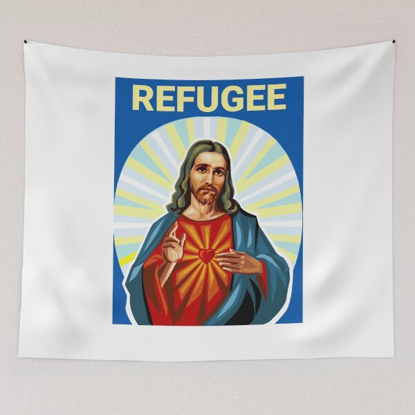 Item preview, Jesus Christ was a Refugee Pro Immigrant Immigration  designed and sold by The Junto Shop.