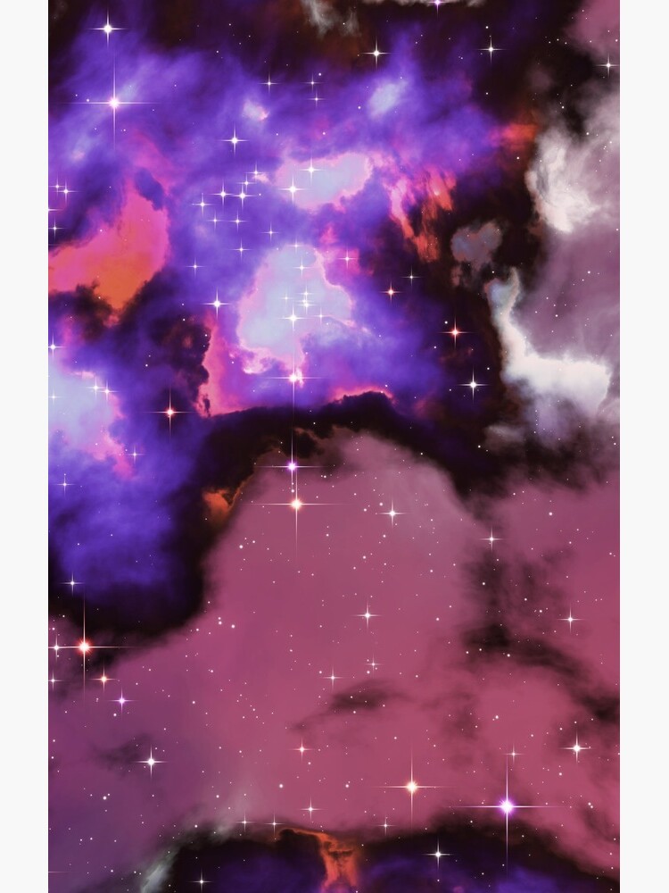 Fantasy nebula cosmos sky in space with stars (Purple/Blue/Magenta) by GaiaDC