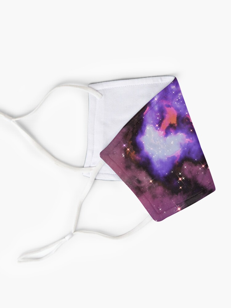 Alternate view of Fantasy nebula cosmos sky in space with stars (Purple/Blue/Magenta) Mask