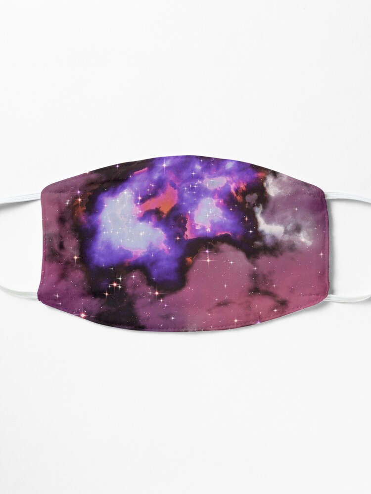 Alternate view of Fantasy nebula cosmos sky in space with stars (Purple/Blue/Magenta) Mask