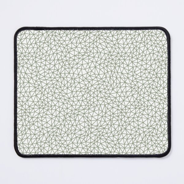 Item preview, Green and White Triangle Shape Pattern Coordinates w/ 2022 Color Trends Behr Laurel Tree S390-5 - Hue - Colour - Shade designed and sold by ColorOfTheYears.
