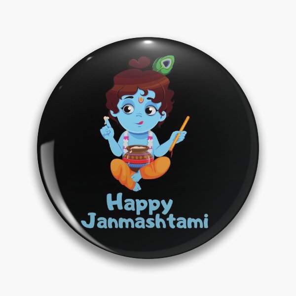 Item preview, Happy Janmashtami designed and sold by isurudinushaper.