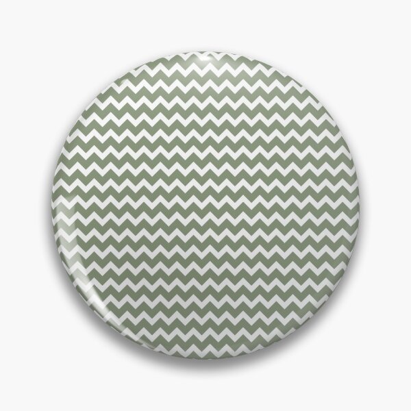 Item preview, Green and White Zig Zag Horizontal Line Pattern Coordinates w/ 2022 Color Trends Behr Laurel Tree S390-5 - Hue - Colour - Shade designed and sold by ColorOfTheYears.