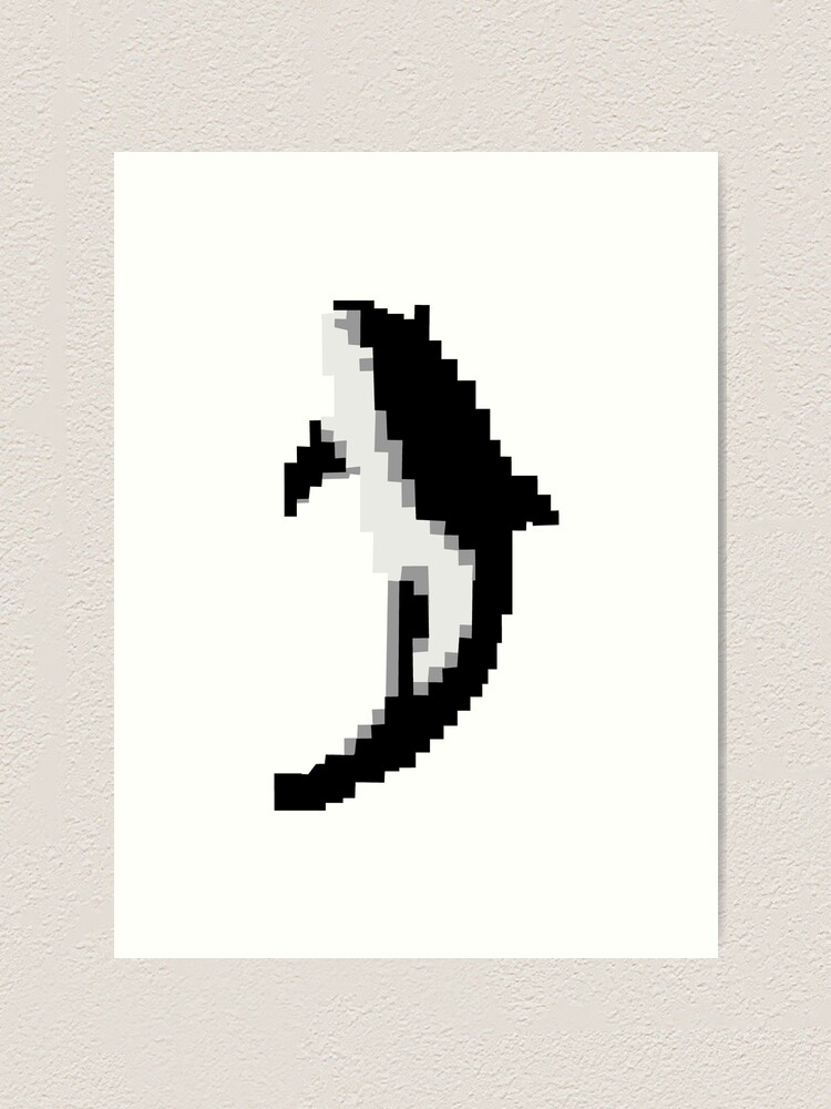 Premium Vector  Pixel art of couple killing whale