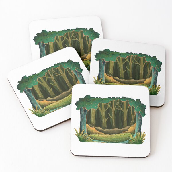 Item preview, Forest Illustration designed and sold by Goba Bali Studio.