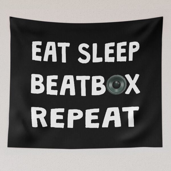 Item preview, Eat Sleep Beatbox Repeat designed and sold by superdumb70.