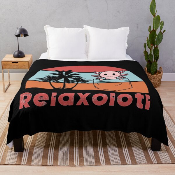Item preview, Relaxolotl Sleepy Axolotl On a Beach designed and sold by yourcherryguy.