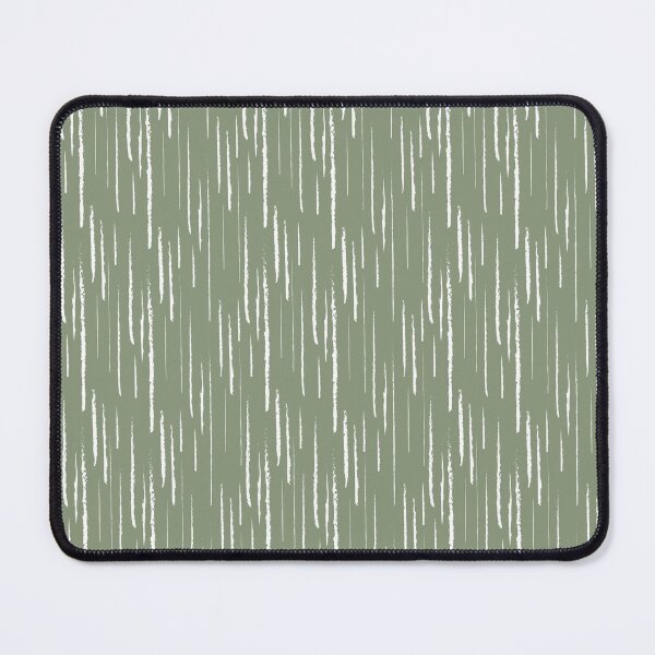 Item preview, Green and White Grunge Vertical Stripe Pattern Coordinates w/ 2022 Color Trends Behr Laurel Tree S390-5 - Hue - Colour - Shade designed and sold by ColorOfTheYears.