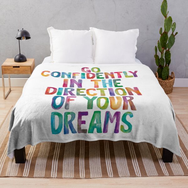 Item preview, Go Confidently In The Direction of Your Dreams designed and sold by MotivatedType.