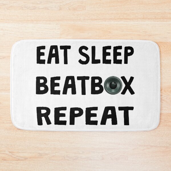 Item preview, Eat Sleep Beatbox Repeat (Black) designed and sold by superdumb70.