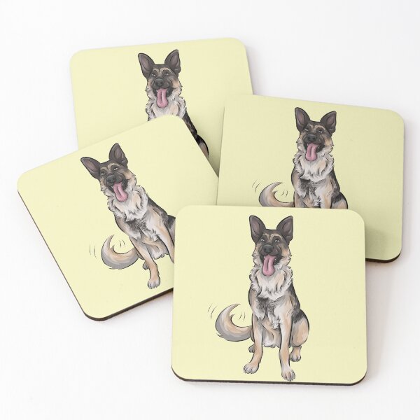 Item preview, Goodest Boy | Cute German Shepherd | Alsatian | Cute Dog Art designed and sold by shirinsart.