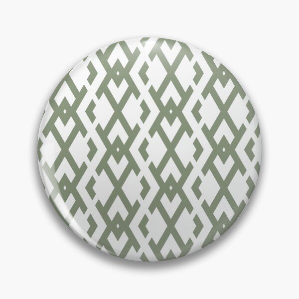 Item preview, Green and White Diamond Vertical Zig Zag Pattern Coordinates w/ 2022 Color Trends Behr Laurel Tree S390-5 - Hue - Colour - Shade designed and sold by ColorOfTheYears.