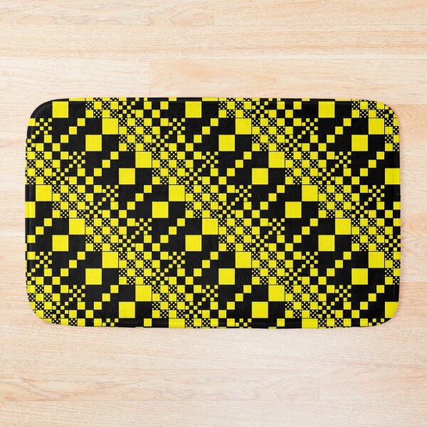 Item preview, Checked, Checks - Black and Yellow  designed and sold by LAEC-Shop.