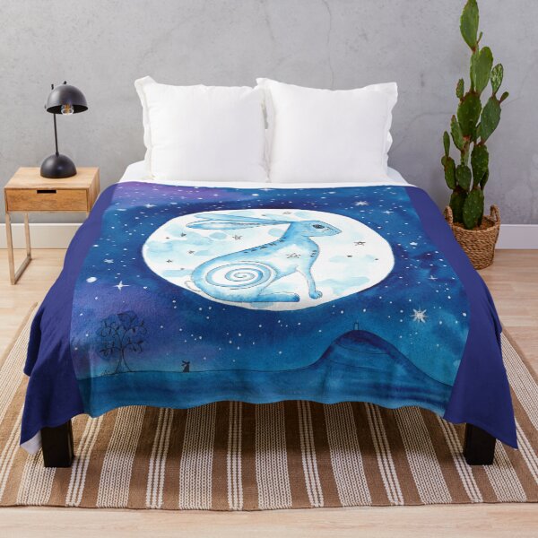 Item preview, When the Hare became the Moon designed and sold by WillowHareArt.