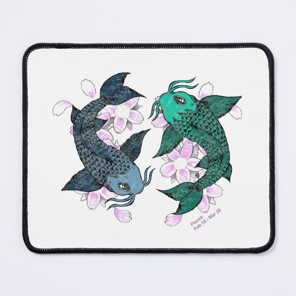 Item preview, Koi fish Pisces  designed and sold by LotusArtStudio.