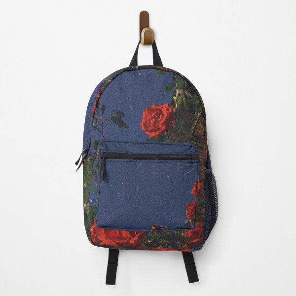 Item preview, red roses in front of blue sky designed and sold by meikekurver.