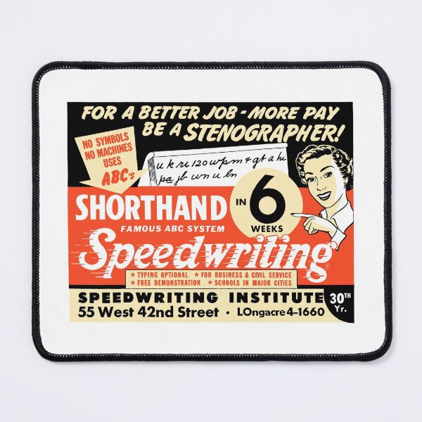 Item preview, SHORTHAND SPEEDWRITING COURSE - ADVERT designed and sold by ThrowbackAds.