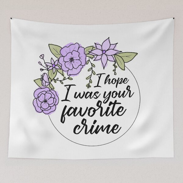 Item preview, Favorite Crime Flowers designed and sold by CMORRISON12345.