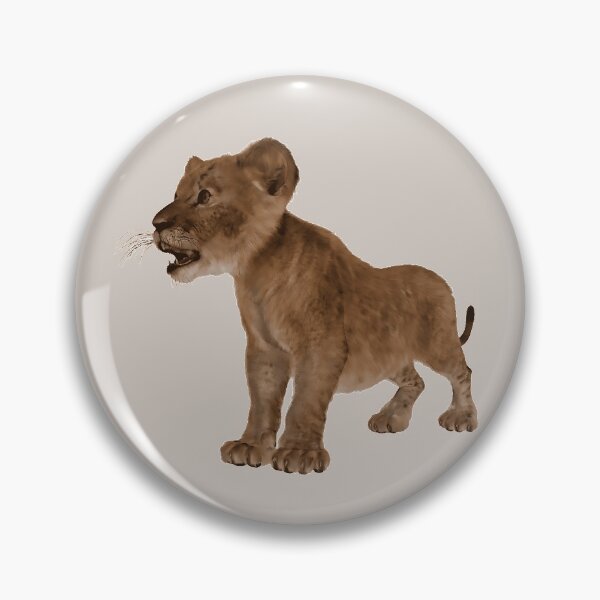 Item preview, The Little Lion Cub Stands And Wants To Growl designed and sold by Phantasmal-2-do.