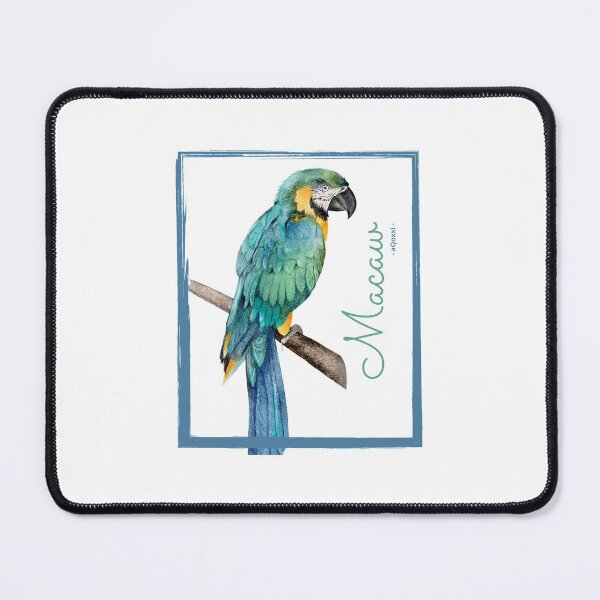 Item preview, Blue and Green Macaw on tree design - aQoxxi designed and sold by Ramesh ⭐⭐⭐⭐⭐.