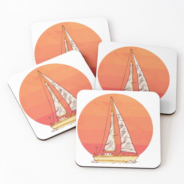 Item preview, Sailboat In Sunset designed and sold by abdoehab2020.