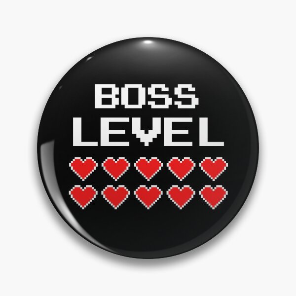 Item preview, Boss Level Retro Video Game Hearts designed and sold by Legit Hooligan.