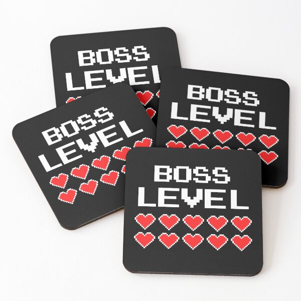 Item preview, Boss Level Retro Video Game Hearts designed and sold by Legit Hooligan.