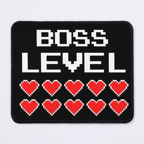 Item preview, Boss Level Retro Video Game Hearts designed and sold by Legit Hooligan.
