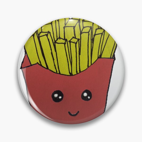Item preview, Hand drawn french fries love food designed and sold by WatercolorFun.