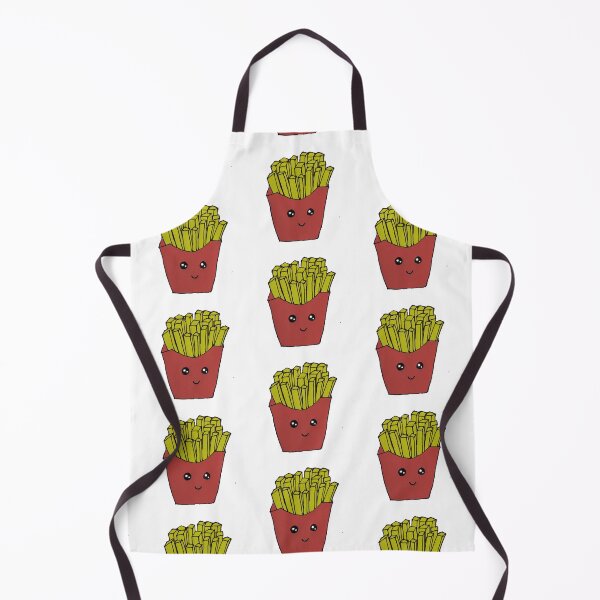 Aperçu de l'œuvre Les frites dessinées à la main aiment la nourriture créée et vendue par WatercolorFun.
