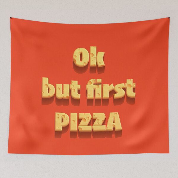 Item preview, OK but first pizza designed and sold by Funny-Quote.