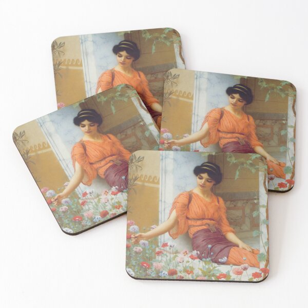 Item preview, John William Godward - Summer Flowers designed and sold by Vivanne-art.