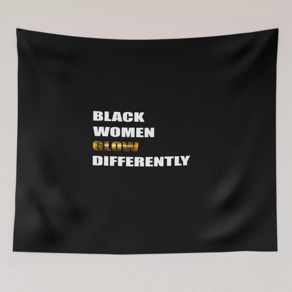 Item preview, black women glow differently designed and sold by DopeDesign111.