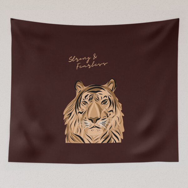 Item preview, Strong And Fearless Tiger designed and sold by surprise-to-me.